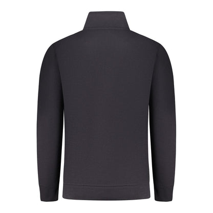 Blue Cotton Men Sweatshirt