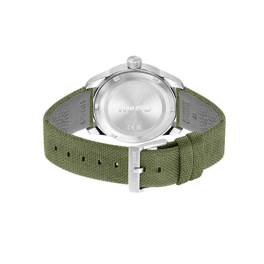 Bicolor Fabric Sport Watch