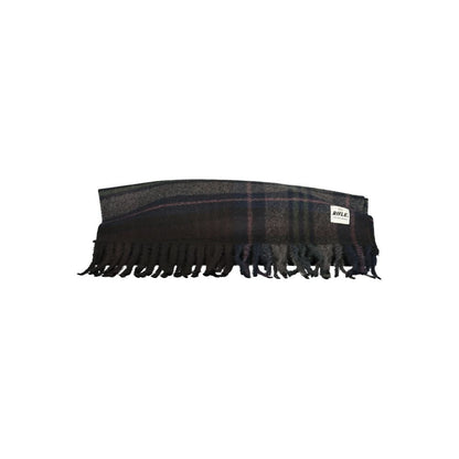 Black Polyester Mens Scarf