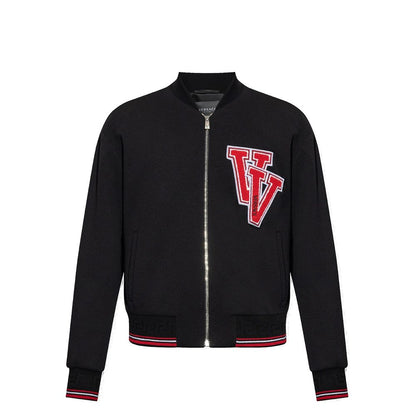 Black Virgin Wool Bomber