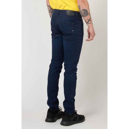 Blue Cotton Slim Fit Jeans