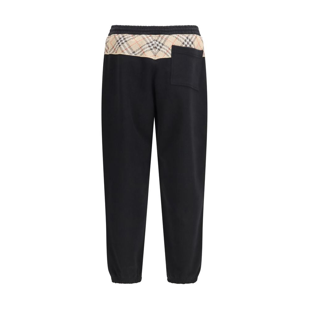 Black Cotton Joggers (Workout Pants)