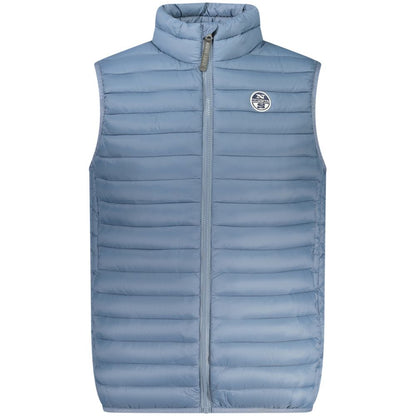Blu Poliestere Men Jacket
