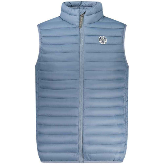 Blu Poliestere Men Jacket
