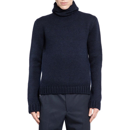 Blue Wool Sweatshirt