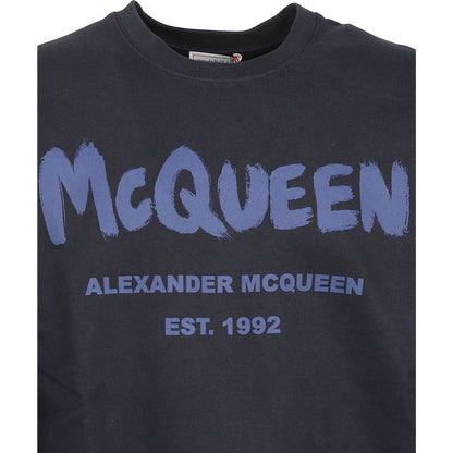 Blue Cotton Sweatshirt