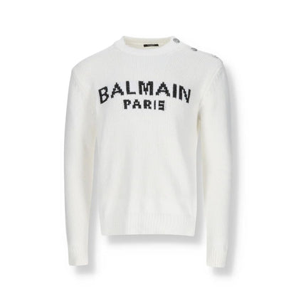 White Cotton Sweatshirt