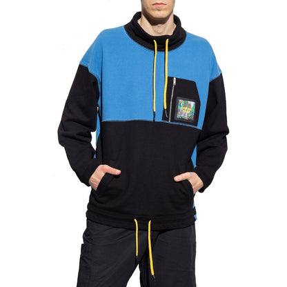 Blue Cotton Sweatshirt