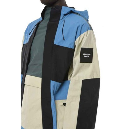 Blue Polyamide Shell Jacket