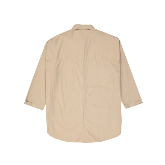 Beige Cotton Coat