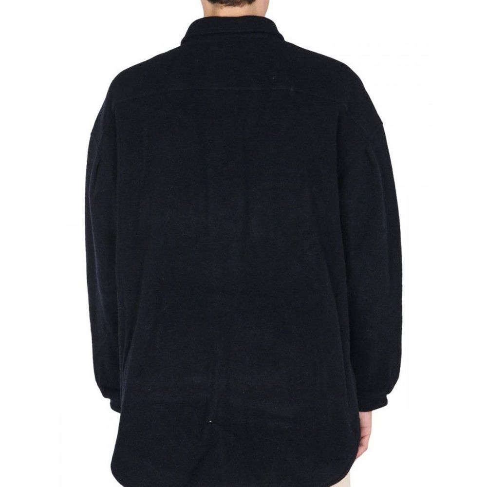 Blue Marabou Shell Jacket