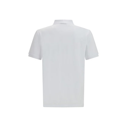 White Cotton Polo Shirt