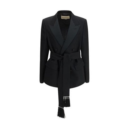 Black Wool Oves Aries Blazer