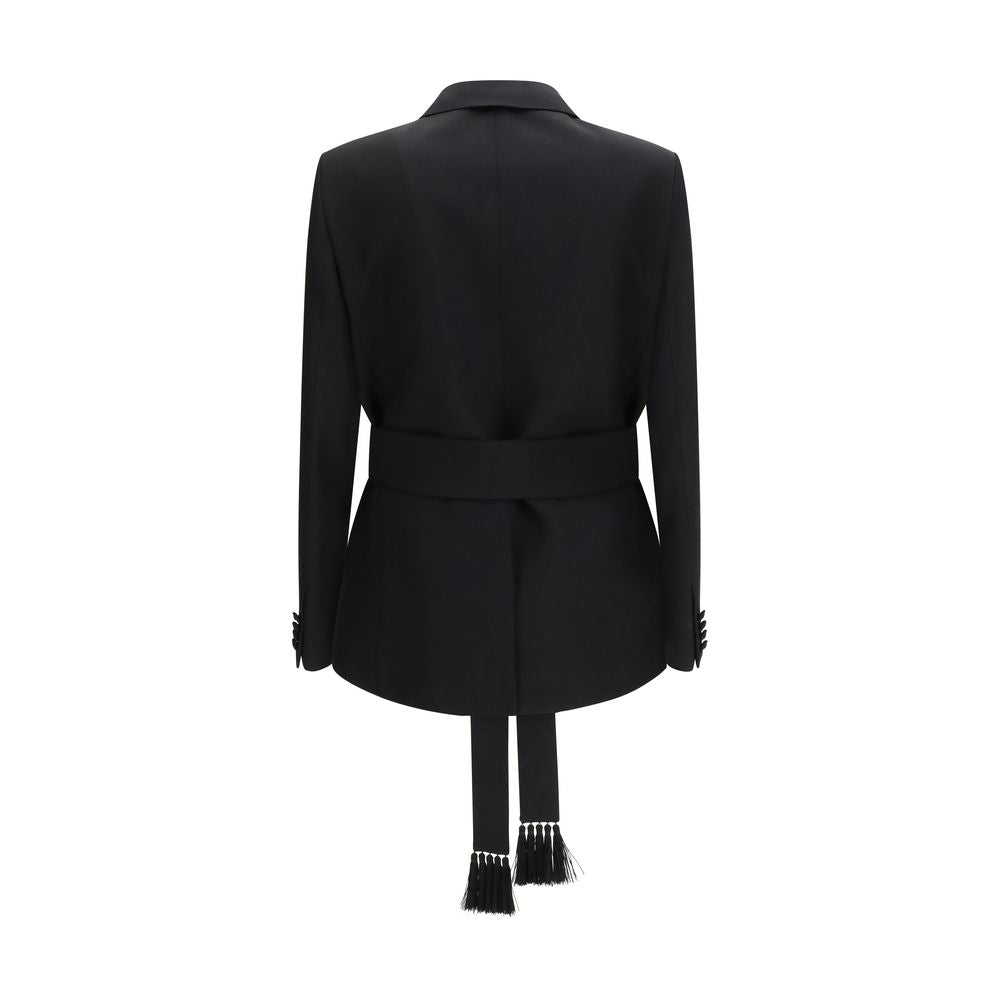 Black Wool Oves Aries Blazer