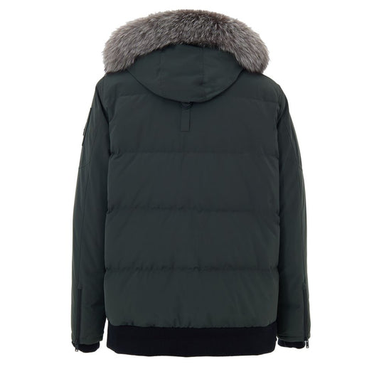 Green Nylon Parka