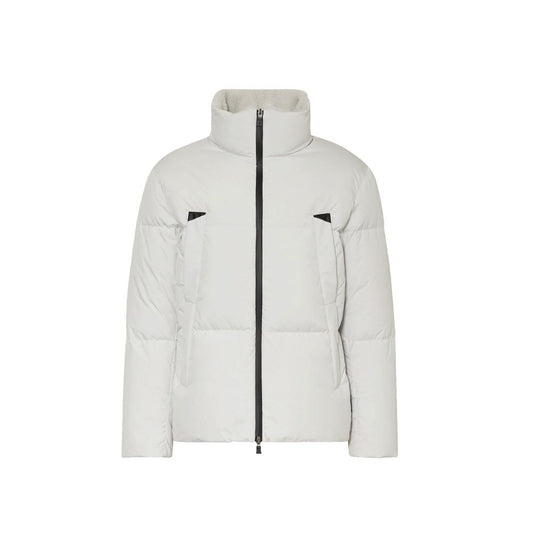 Gray Polyester Coat