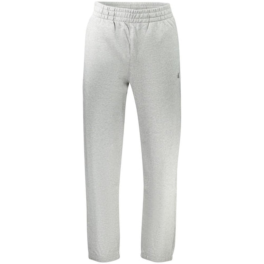 Grigio Cotton Men Sport Trouser