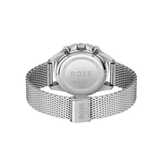 Gray Stainless Steel Dress Watch