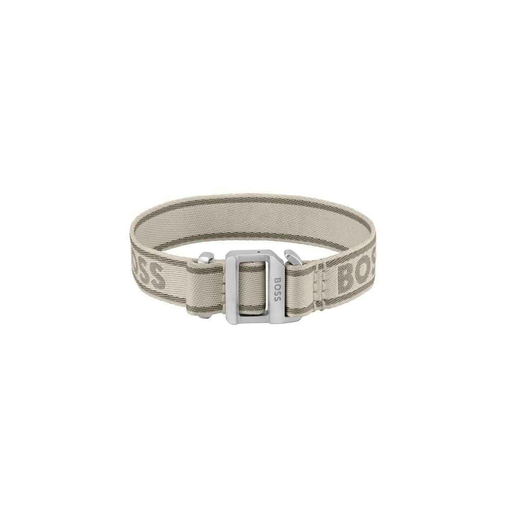 Beige Fabric Bracelet