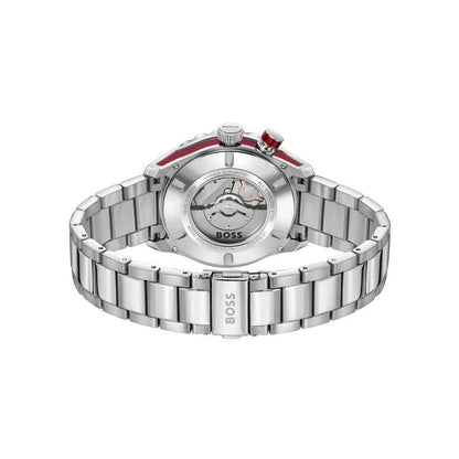 Gray Stainless Steel Dress Watch