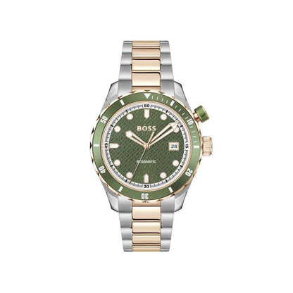 Gray Stainless Steel Dress Watch