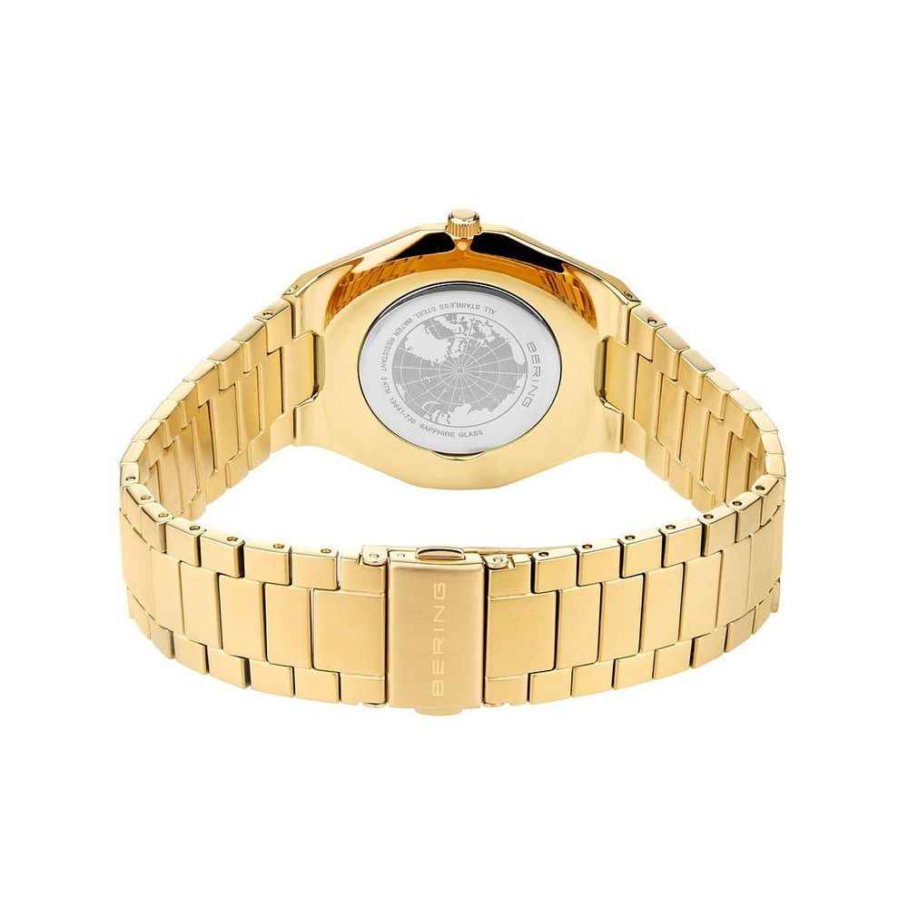 Gold Stainless Steel Dress Watch