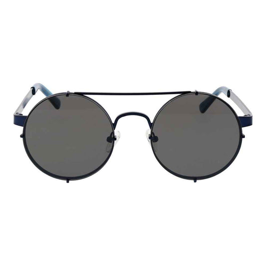 Brown Metal Sunglasses