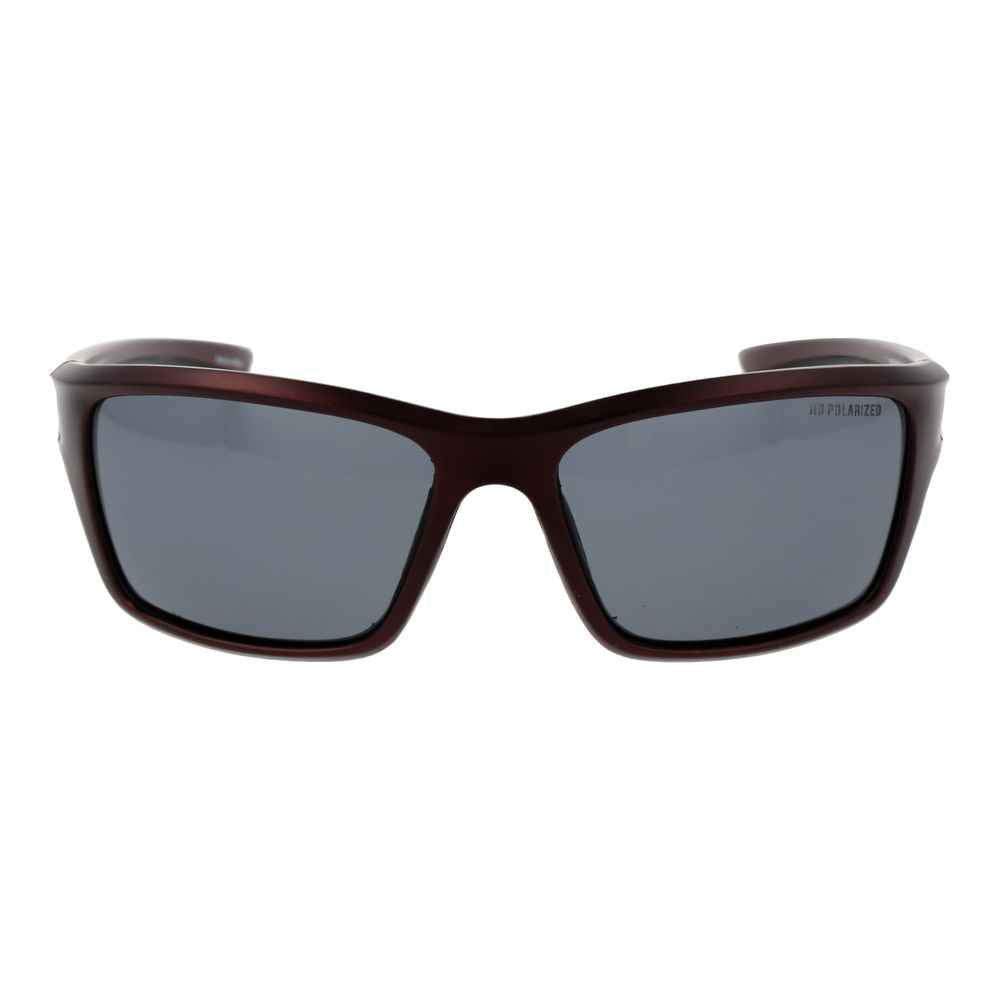 Brown Stainless Steel Sunglasses