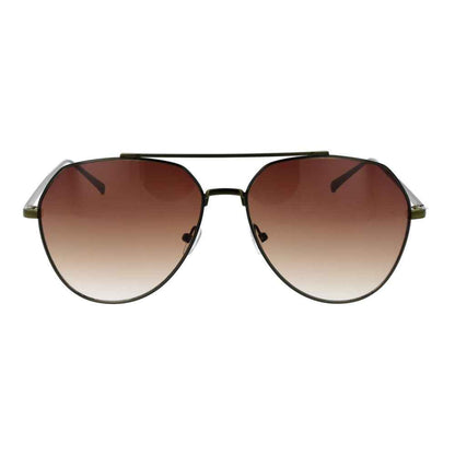 Gray Stainless Steel Sunglasses