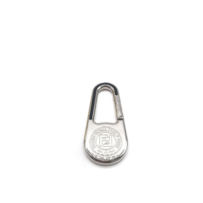 Silver Metal Compass Charm Keychain