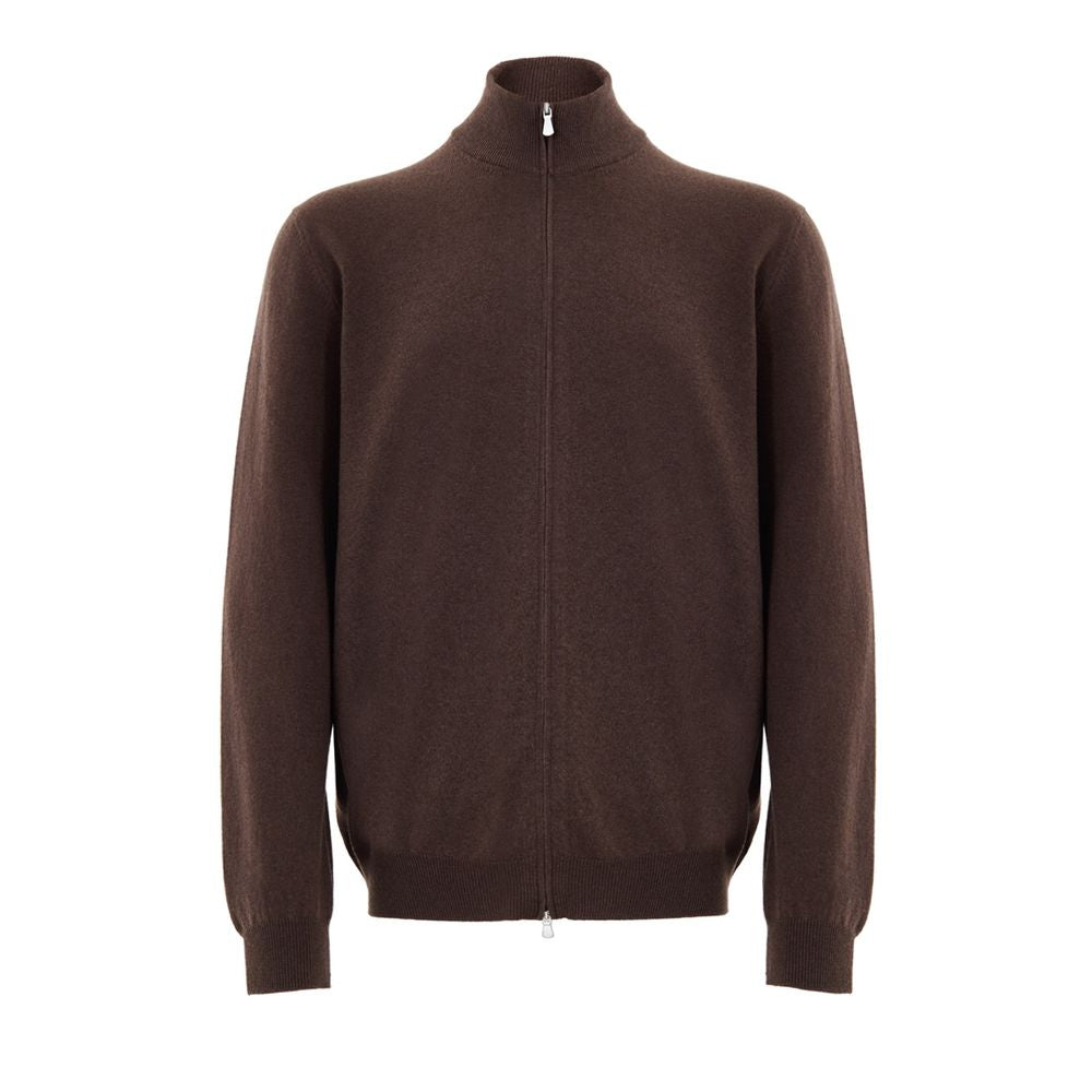 Brown Wool Cardigan