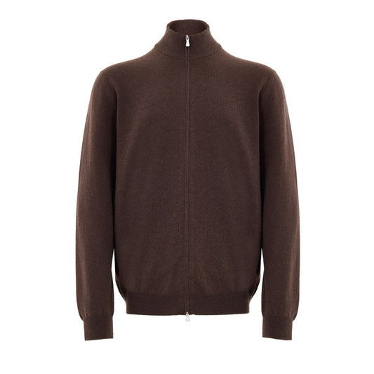 Brown Wool Cardigan