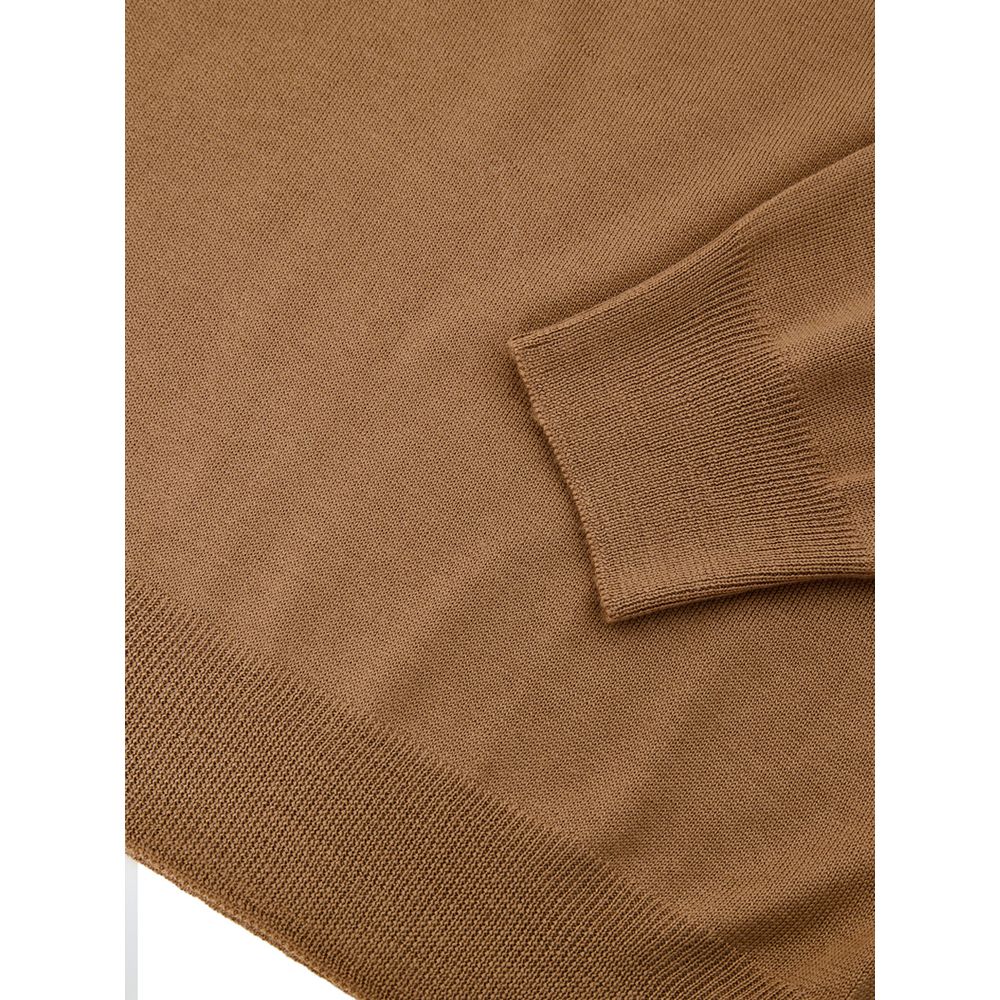 Brown Wool Sweatshirt