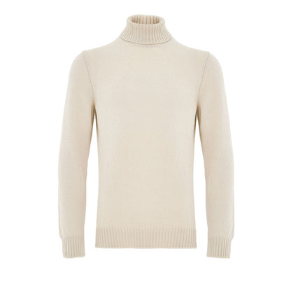 Beige Wool Turtleneck