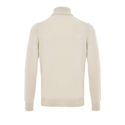 Beige Wool Turtleneck