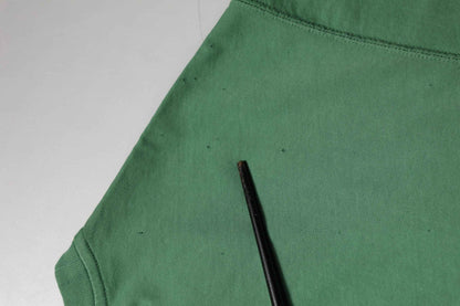 LightGreen Cotton Crewneck Short Sleeve T-Shirt