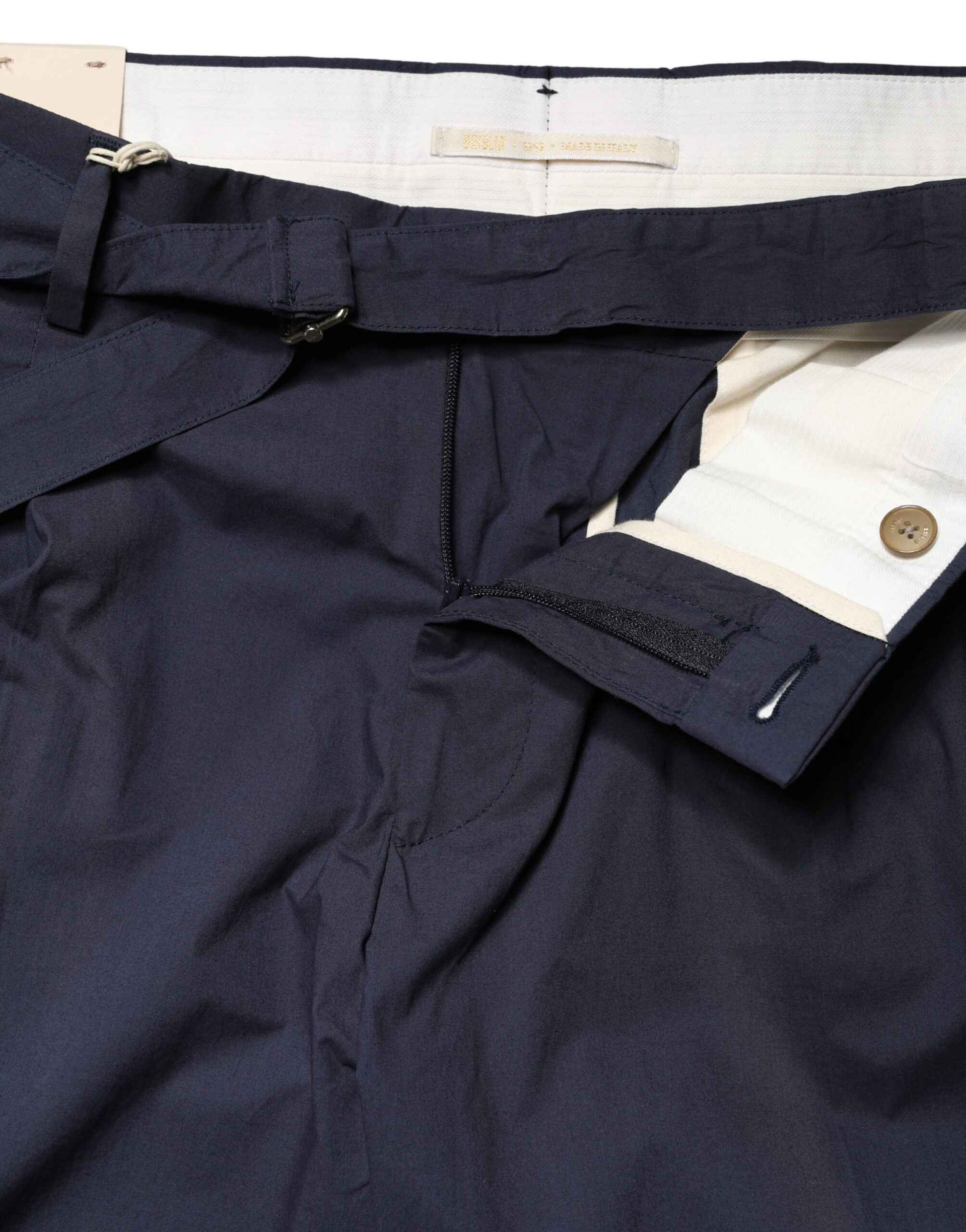 DarkBlue Wool Straight Formal Dress Trouser Pants