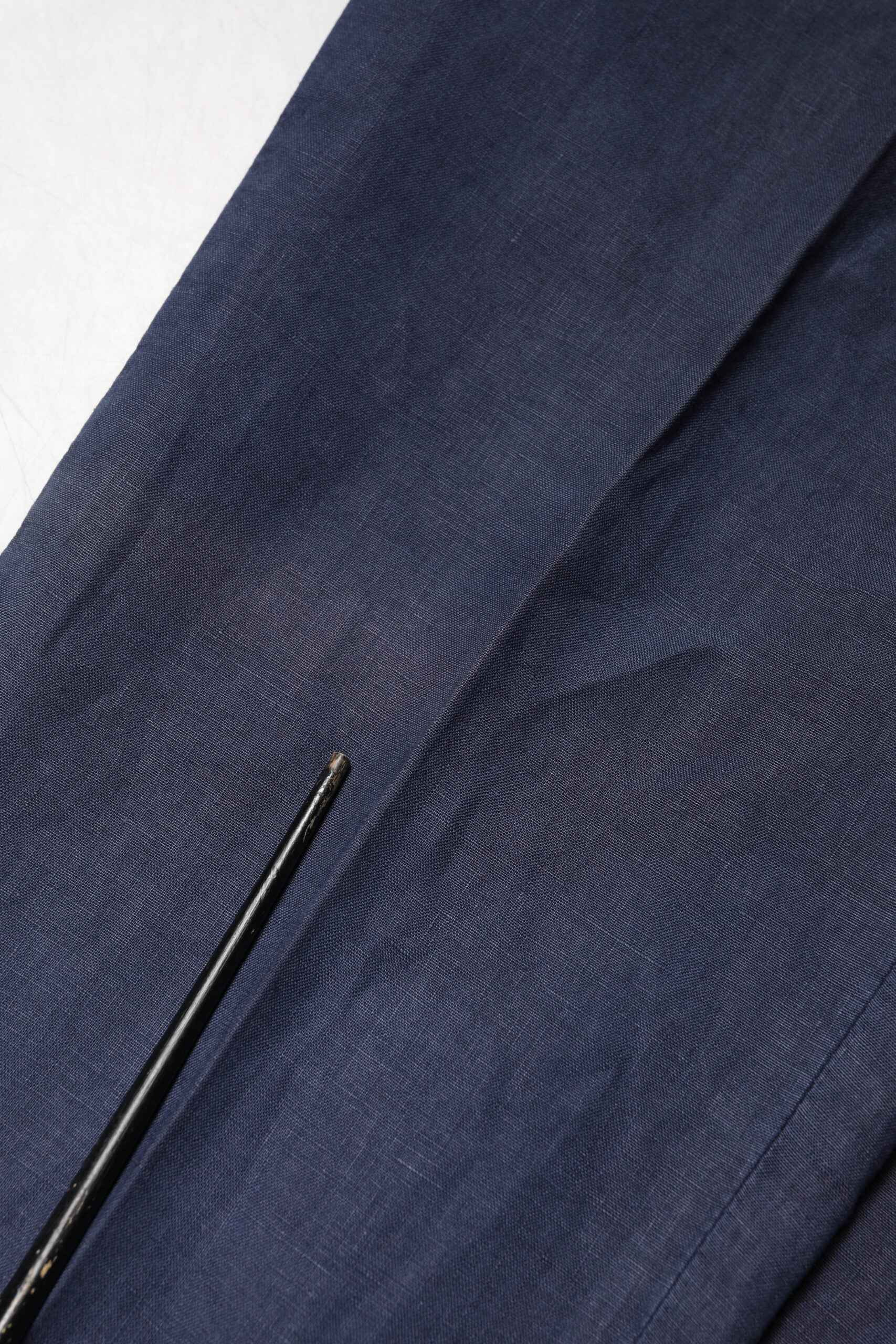 Navy Blue Skinny Chino Mid Waist Men Pants