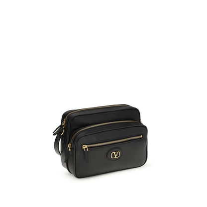 Black Calf Leather Bos Taurus Shoulder Bag