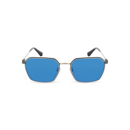 Gray Metal Sunglasses