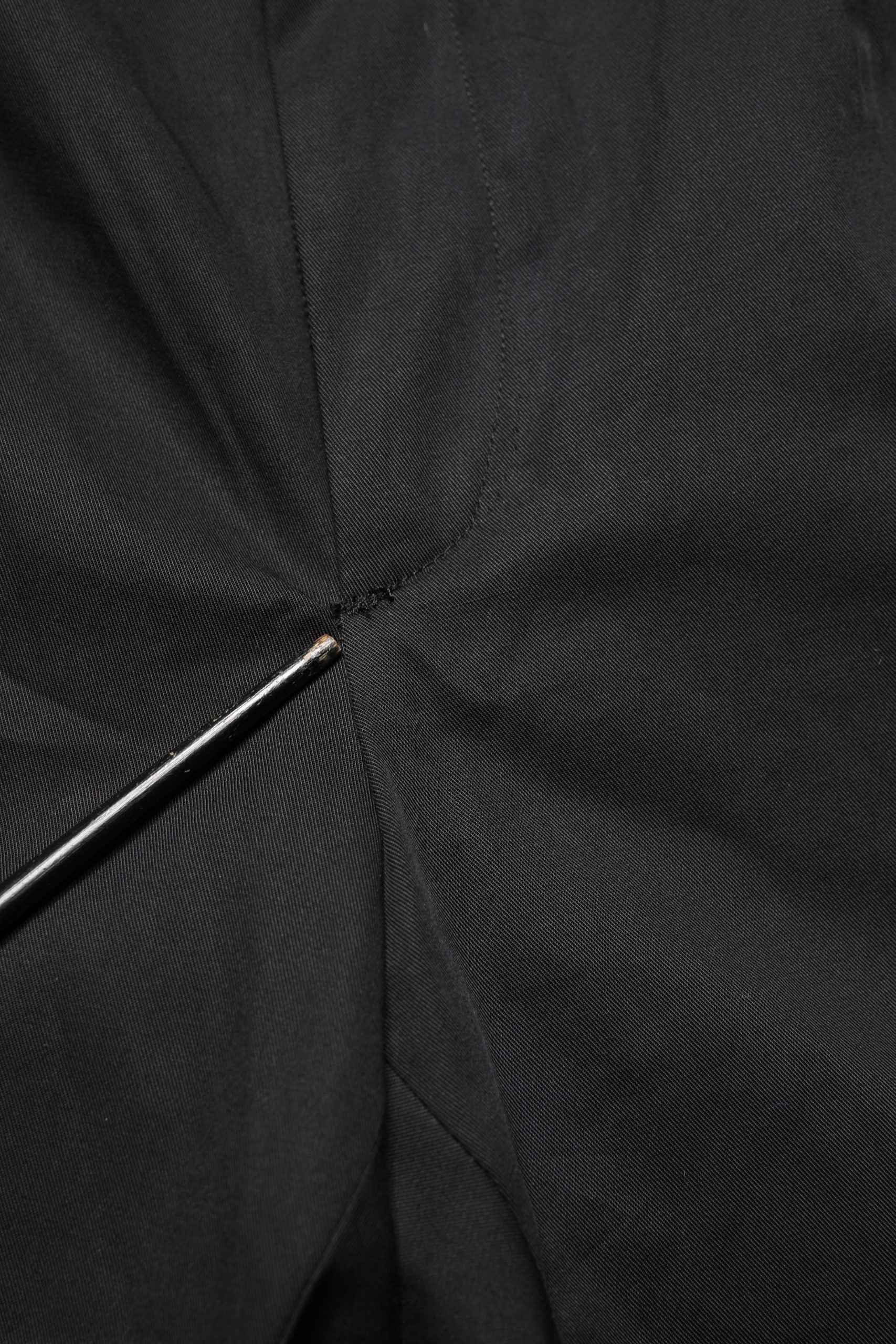 Black Cotton Skinny Dress Formal Trouser Pants