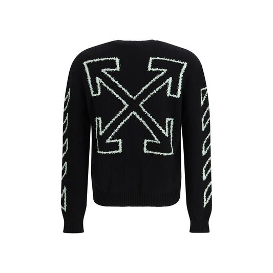 Black Cotton Sweatshirt