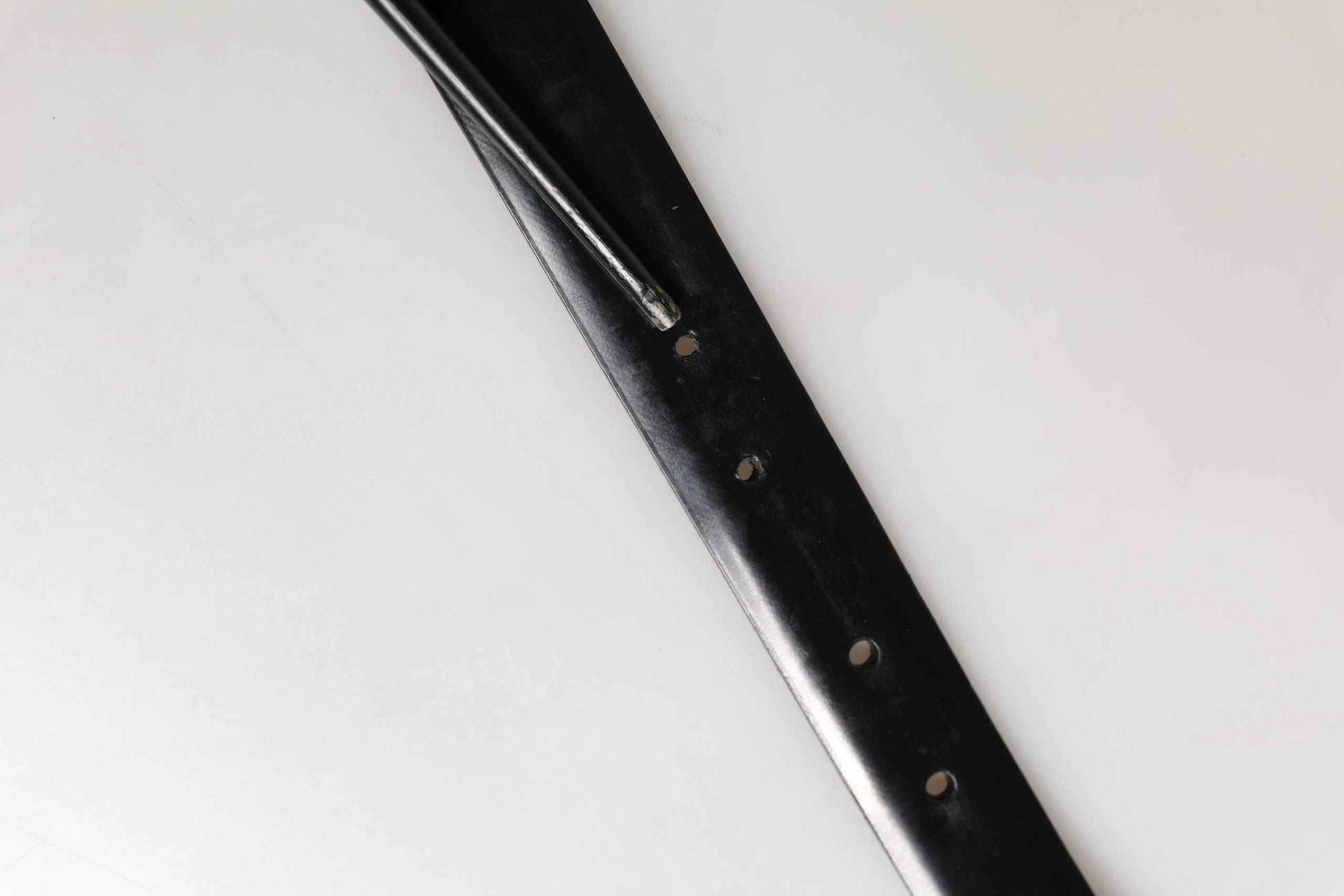 Men Black Classic Leather Metal Buckle Belt
