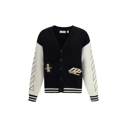 Black Cotton Cardigan