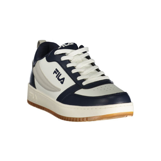 Blue Polyurethane Men Sneaker