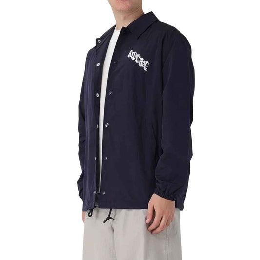 Blue Polyester Shell Jacket