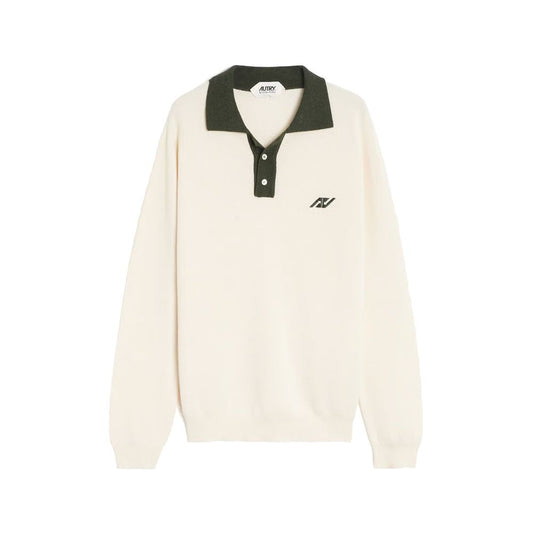 Beige Cotton Polo Shirt