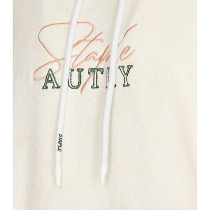 White Cotton Hoodie
