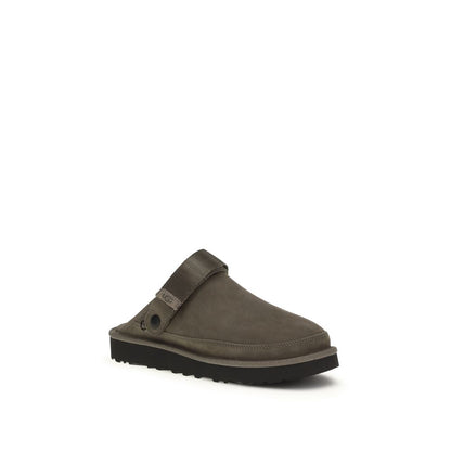 Brown Calf Leather Bos Taurus Mules