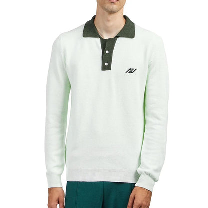 Bicolor Cotton Polo Shirt